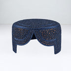 Blue Sindhi Topi - Golden Shade - Nasir Bhai