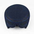 Blue Sindhi Topi - Golden Shade - Nasir Bhai
