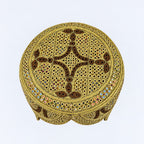 Golden Sindhi Topi  - Traditional Design - Golden Shade - Nasir Bhai