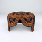 Brown Sindhi Topi - Flower Design - Nasir Bhai